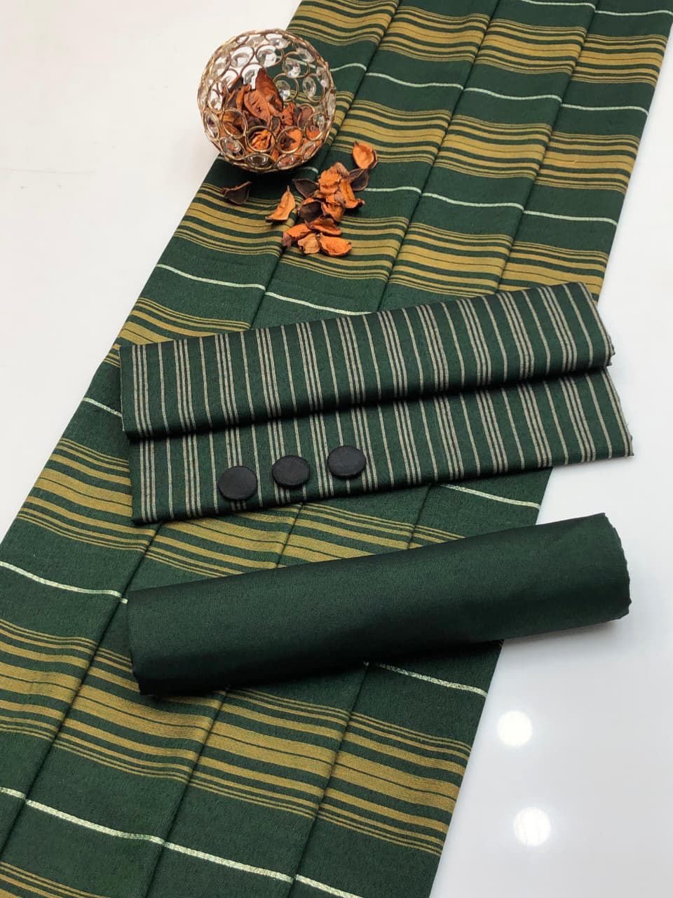Lawn 3pc Multani Khaddi | Green