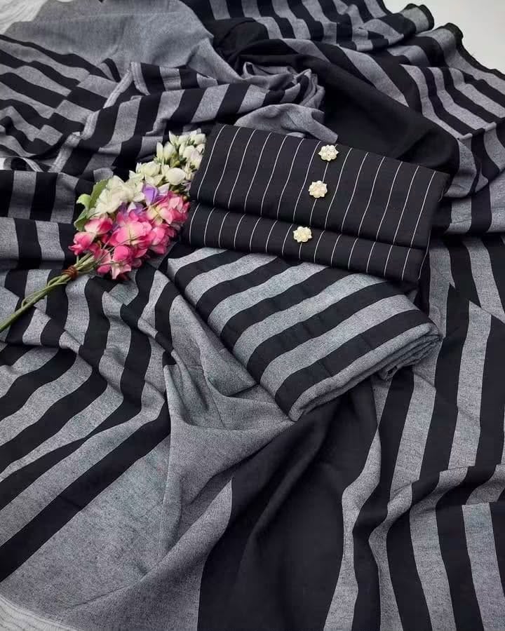 3pc Multani Susi Khaadi (Black)
